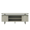 Mirella Low Wall Cabinet in White Ash
