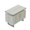 Mirella 36"W Storage Cabinet in White Ash