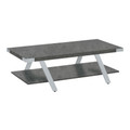 Mirella Coffee Table in Stone Gray