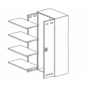 72"H Steel Storage Cabinet with 4 Shelves
