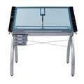 Futura Glass Top Craft Table