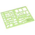 1/4" Scale Interior Design/Kitchen, Bathroom, Bedroom Template