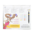 Premier Double-Ended Markers - Manga Colors, Set of 12