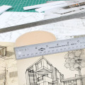 Non-Skid Flexible Stainless Steel Ruler