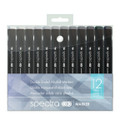 Spectra AD 12-Piece Cool Gray Marker Set