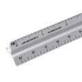 12" Aluminum L2R Architect Drafting Scale (Left to Right)