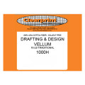 18"W Vellum Rolls 1000H
