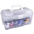 17" Twin-Top Translucent Supply Box