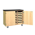Mobile Tote Tray Supply Storage