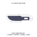 #10 Curved Edge Blade - 5/pk