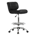 Black Crest Drafting Chair