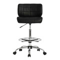 Black Crest Drafting Chair