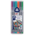Triplus Fineliner Pens - Set of 6 Urban Escape Colors
