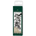 PITT Artist 4-Pen Set Black - (XS, S, F, M)