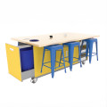 The "Ed" Student Table with Butcher Block Top