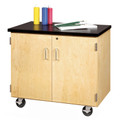 Access Touchdown Worktop Cabinet with Doors