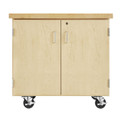 Access Touchdown Worktop Cabinet with Doors