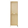 24"W Storage with Split Glass Doors