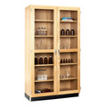 36"W Tall Glass Door Cabinet
