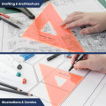 Fluorescent Triangles - Straight-Edge