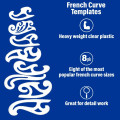 C-THRU 8-Piece French Curve Set - Inkling Edge