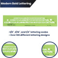 Modern Bold Lettering Template