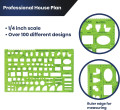 1/4" Scale Professional House Plan Template-1764403713