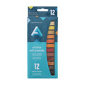 Artist Soft Pastel 12-Color Set - Earth Tones