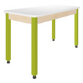 Laminate Classroom Work Table – Fixed Steel Leg Series