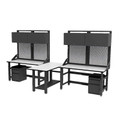 TechWorks Dual Station Workbench with ESD Worksurface