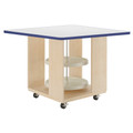 Intermix Mobile Workstation with Lazy Susan