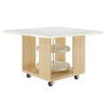 Intermix Mobile Workstation with Lazy Susan