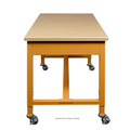 Fab-Lab Adjustable-Height Workbench with ShopTop