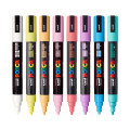 8-Color Paint Marker Set - PC-5M Medium - Soft Colors