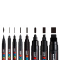 Paint Marker Set - 8 Markers - All Black