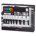 Paint Marker Set - 8 Markers - All White