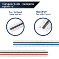 6" Color-Coded Engineer Scale