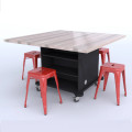Creation Cube with Butcher Block Top