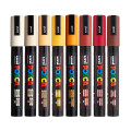 8-Color Paint Marker Set - PC-5M Warm Tone