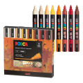 8-Color Paint Marker Set - PC-5M Warm Tone