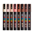 8-Color Paint Marker Set - PC-5M Portrait Colours