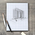 8x8 Cross Section Grid Paper