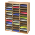 36 Comp. Wood-Corrugated Literature Organizer