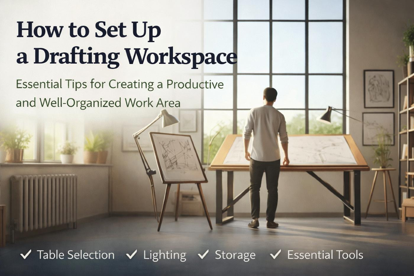 How to Choose the Perfect Drafting Table for Your Workspace
