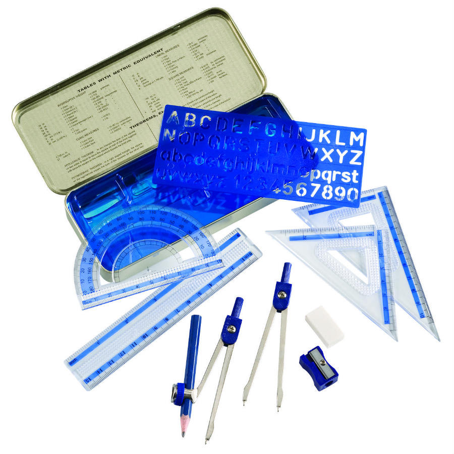 Math & Geometry Instrument Sets for Drafting & STEM