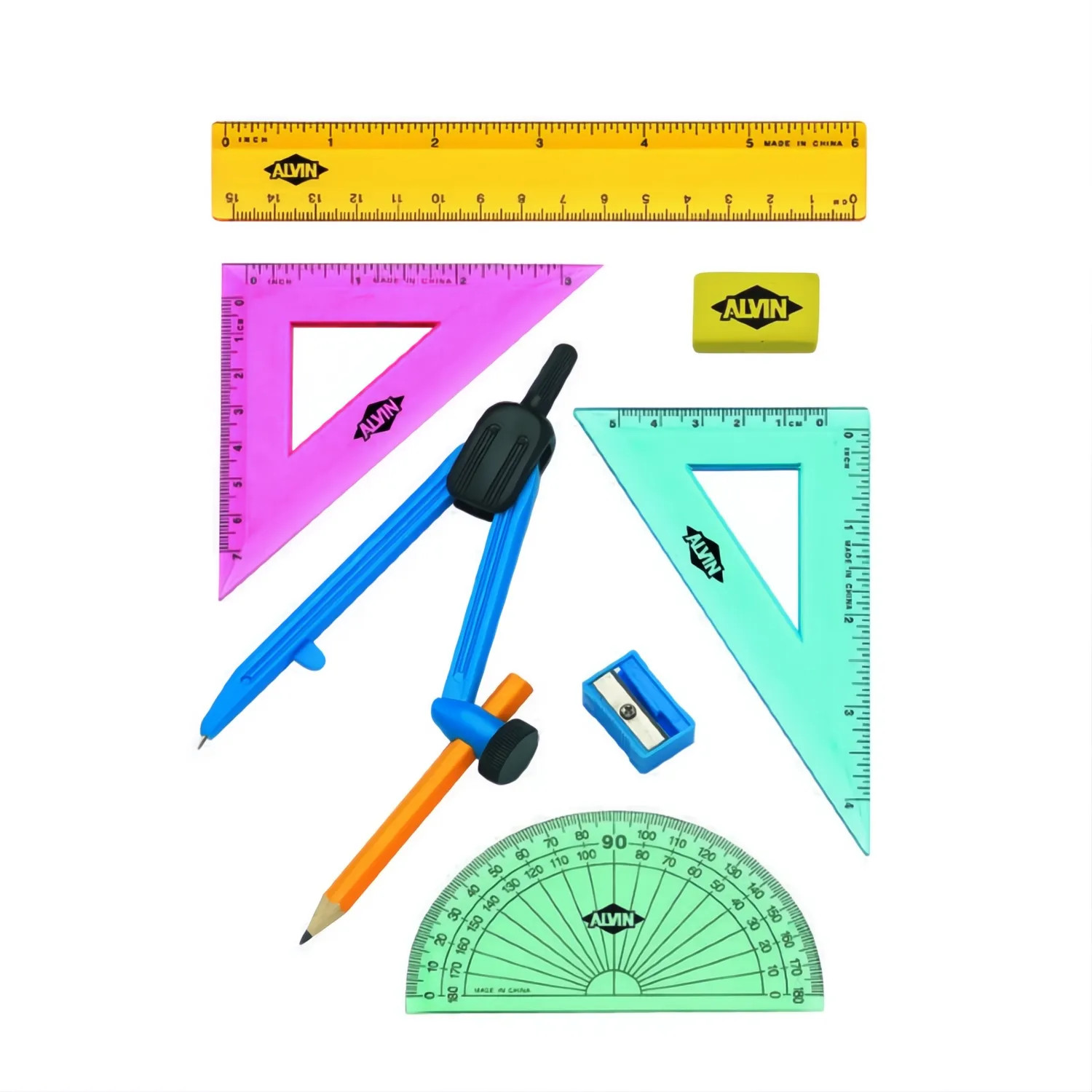 Math & Geometry Instrument Sets for Drafting & STEM