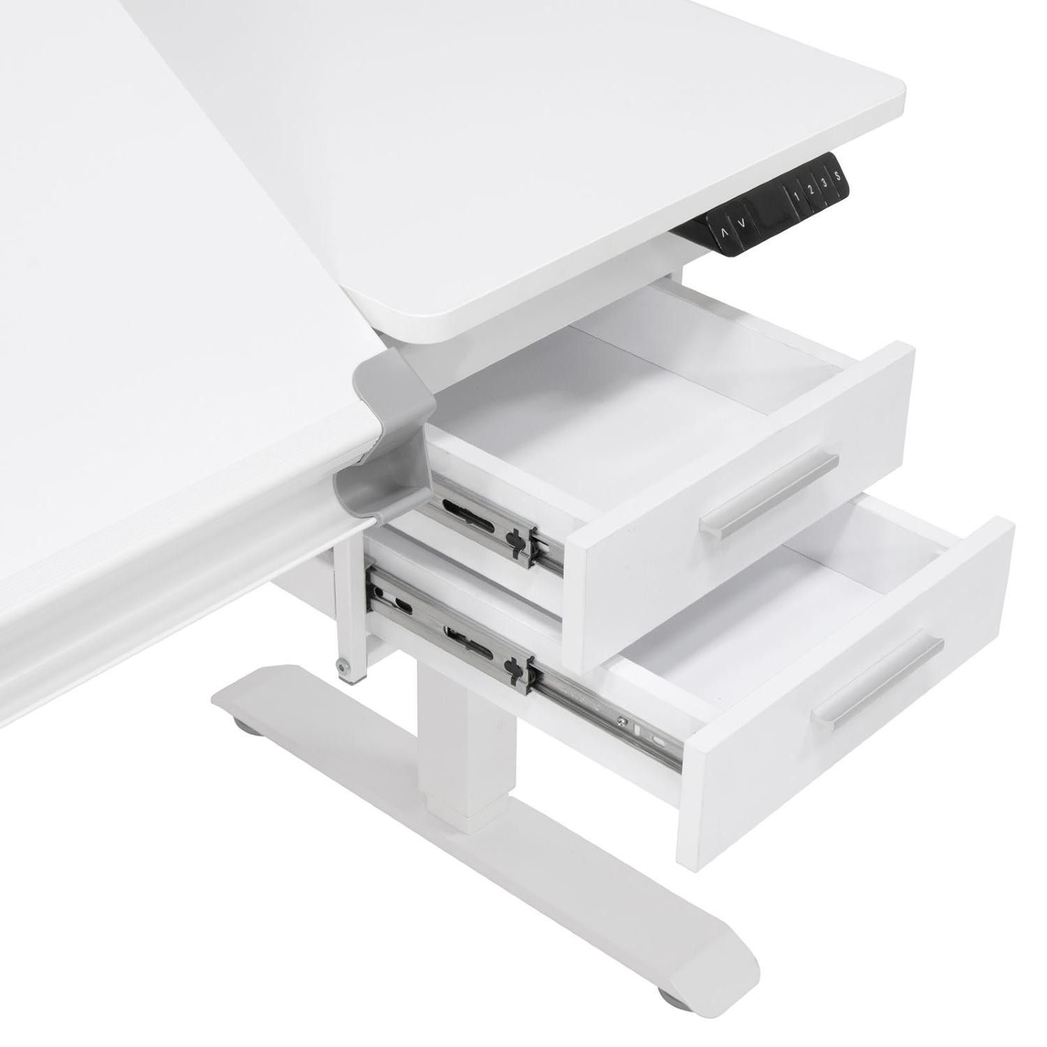 Graphix eLift Adjustable Height Drafting Table