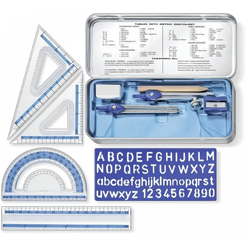 Math & Geometry Instrument Sets for Drafting & STEM