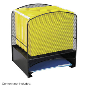 Onyx Desk Organizer Hanging File - 2 Horizontal Sorters