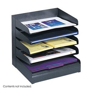 Steel Desk 5-Tier Tray Sorter